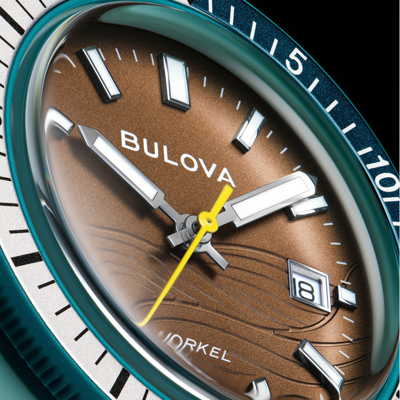 Bulova Snorkel Hybrid Ceramic Sea Turtle Watch #98B446