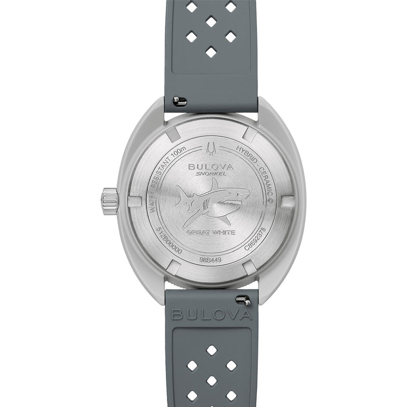 Bulova Snorkel Hybrid Ceramic Great White Shark Watch #98B449