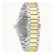Bulova Super Seville Gold-Silver-Tone With Black Dial #98B458