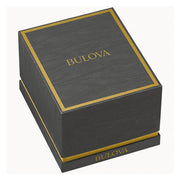 Bulova Super Seville Gold-Silver-Tone With Black Dial #98B458