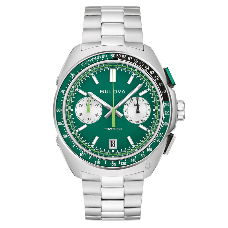 Bulova Racer Chronograph with Green Dial #98B468