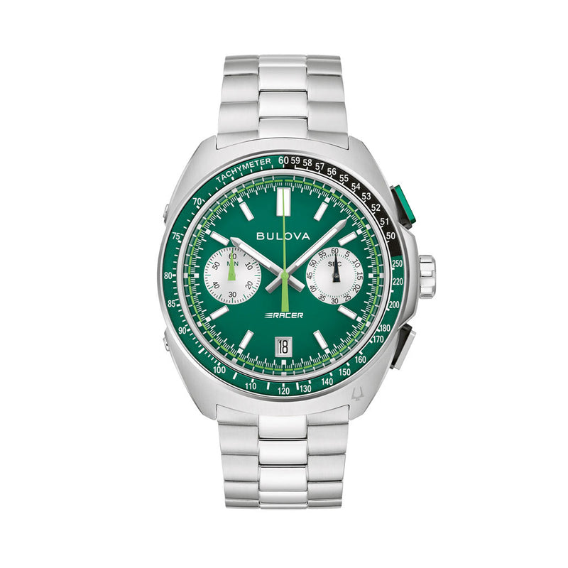 Bulova Racer Chronograph with Green Dial #98B468