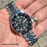 Islander 20mm Brushed and Polished Bracelet for Seiko SRPK 38mm Dive Watch #BRAC-99