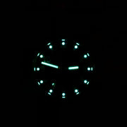 Bertucci A-2T White Dial Titanium Watch with Olive Nylon Strap #12121 lume
