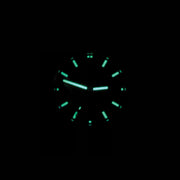 Bertucci Experior Anodized Aluminum Unibody Watch with Italian rubber strap #16509 lume