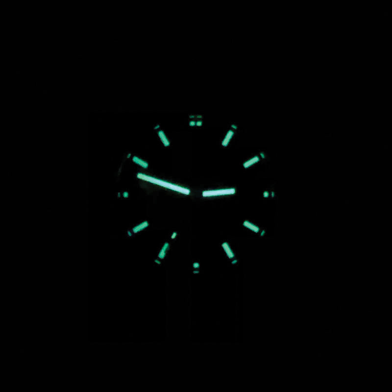 Bertucci Experior Anodized Aluminum Unibody Watch with Nylon Strap #16501 lume