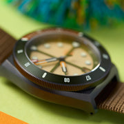 ADPT Series 1 Field Watch with Harvest Brown Dial #ADPT-B lifestyle