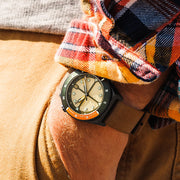 ADPT Series 1 Field Watch with Harvest Brown Dial #ADPT-B lifestyle