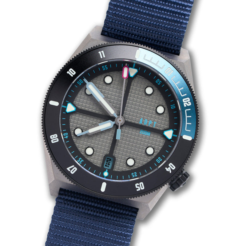 ADPT Series 1 Field Watch with Carbon Gray Dial #ADPT-C tilt