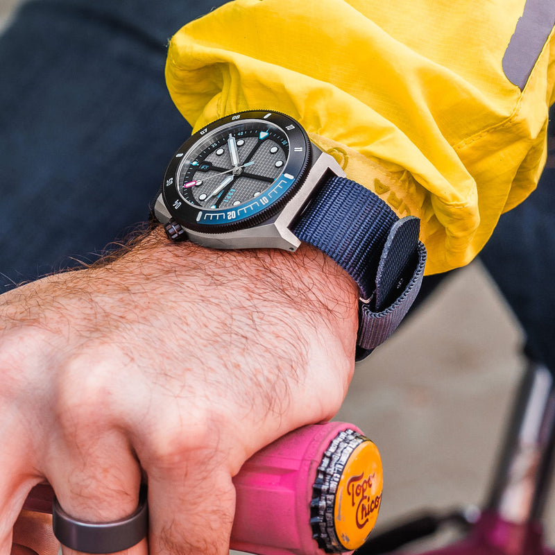 ADPT Series 1 Field Watch with Carbon Gray Dial #ADPT-C lifestyle