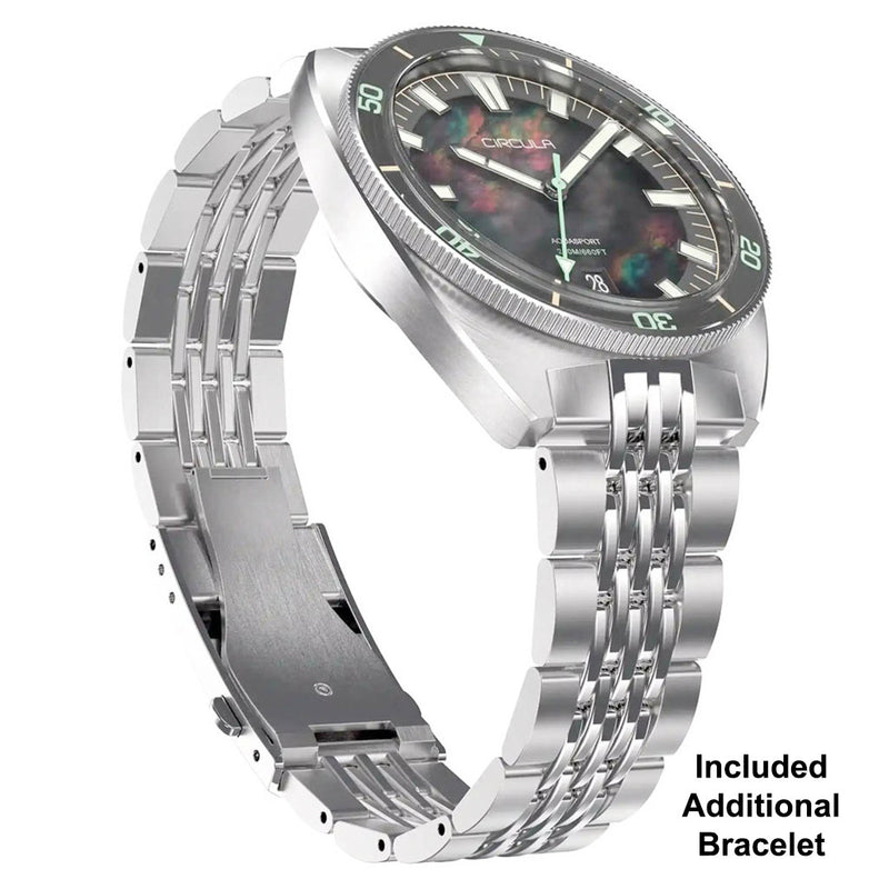 Circula AquaSport II Diver with Mother of Pearl Dial LE #AE-ST-MP
