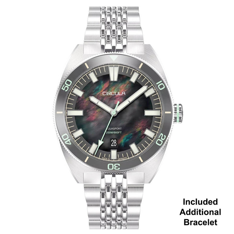 Circula AquaSport II Diver with Mother of Pearl Dial LE #AE-ST-MP