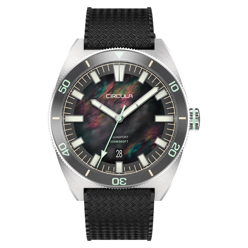 Circula AquaSport II Diver with Mother of Pearl Dial LE #AE-ST-MP