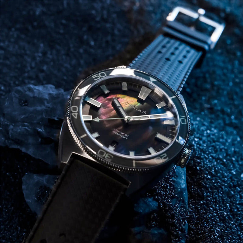 Circula AquaSport II Diver with Mother of Pearl Dial LE #AE-ST-MP