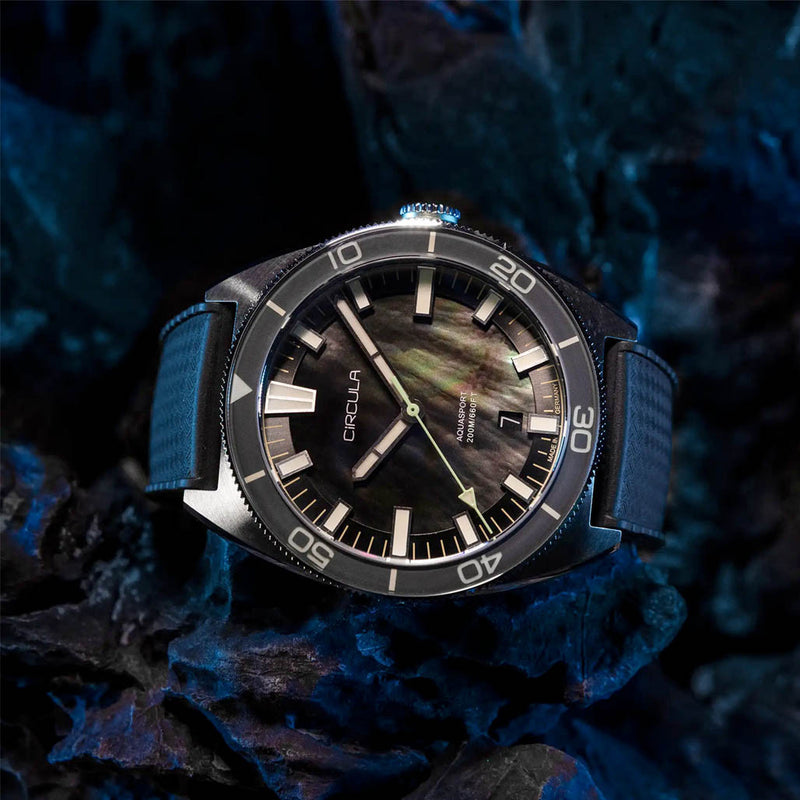 Circula AquaSport II Diver with Mother of Pearl Dial LE #AE-ST-MP