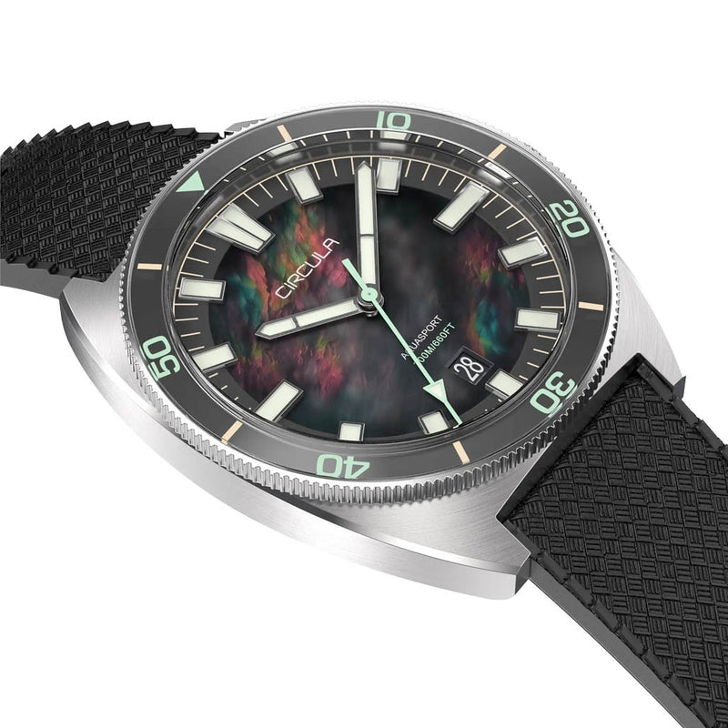 Circula AquaSport II Diver with Mother of Pearl Dial LE #AE-ST-MP