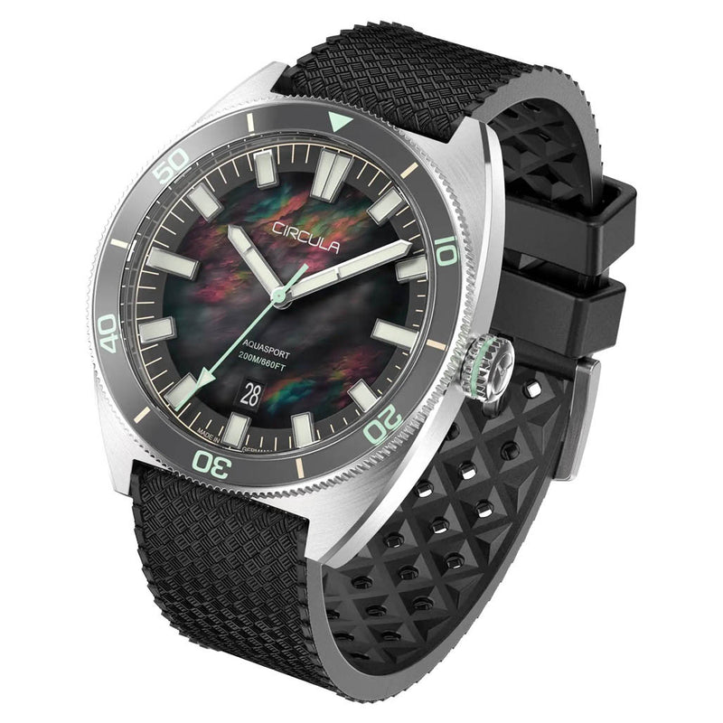 Circula AquaSport II Diver with Mother of Pearl Dial LE #AE-ST-MP