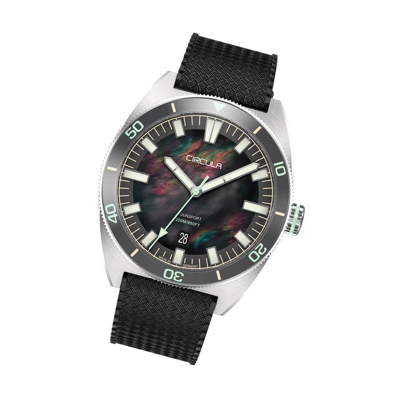 Circula AquaSport II Diver with Mother of Pearl Dial LE #AE-ST-MP