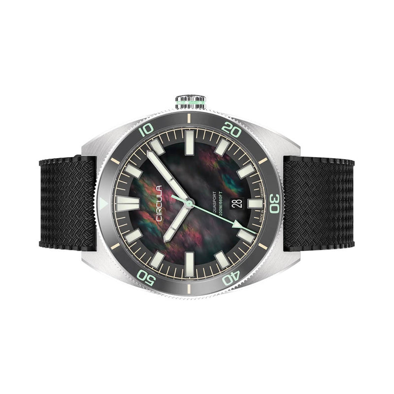 Circula AquaSport II Diver with Mother of Pearl Dial LE #AE-ST-MP