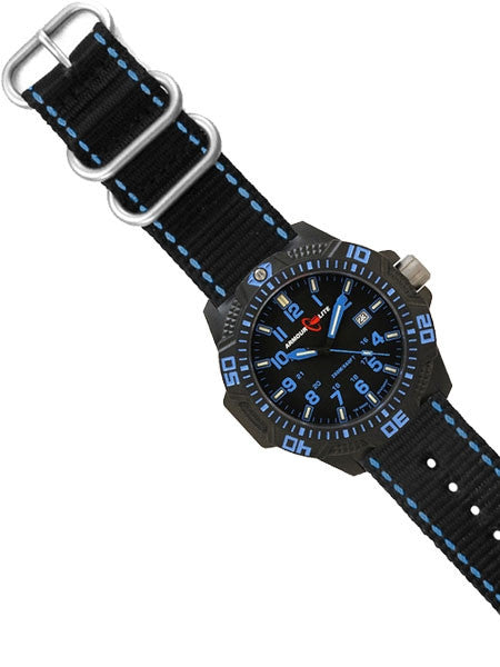 Armourlite Caliber Series Black Dial Watch with Tritium Illumination and Sapphire Crystal #AL601