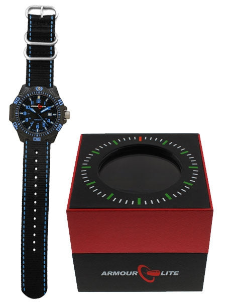 Armourlite Caliber Series Black Dial Watch with Tritium Illumination and Sapphire Crystal #AL601