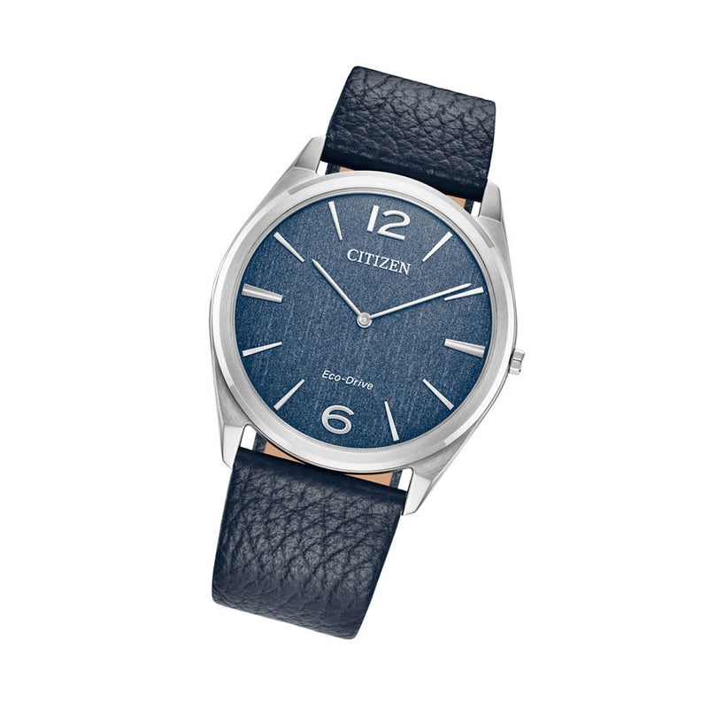 Citizen Eco-Drive Suratto Thin Watch with Blue Dial #AR3120-08L