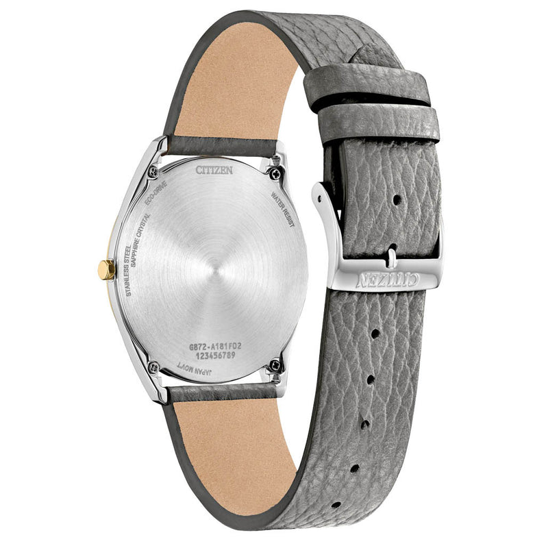 Citizen Eco-Drive Suratto Thin Watch with Grey Dial #AR3124-07H