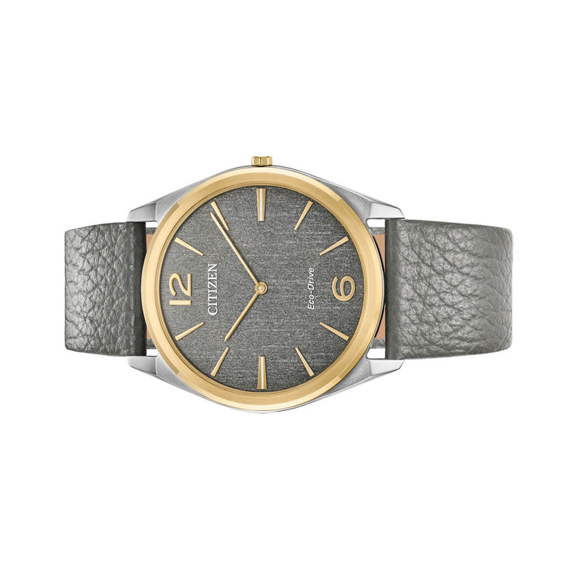 Citizen Eco-Drive Suratto Thin Watch with Grey Dial #AR3124-07H