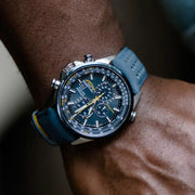 Citizen Blue Angels Eco-Drive World Chronograph A-T Watch #AT8020-03L