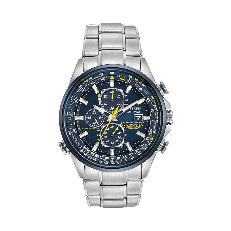 Citizen Blue Angels Eco-Drive World Chronograph A-T Watch #AT8020-54L