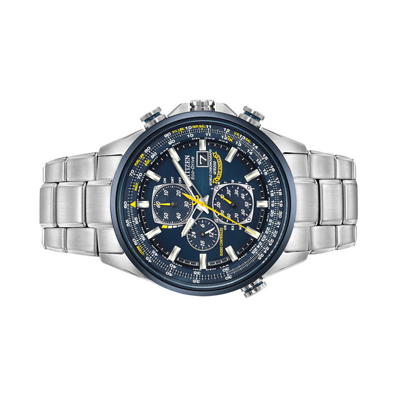 Citizen Blue Angels Eco-Drive World Chronograph A-T Watch #AT8020-54L