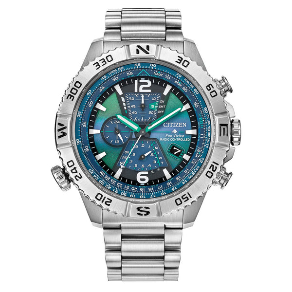 Citizen Eco-Drive Promaster Navihawk A-T Ltd Ed #AT8220-55W — Long