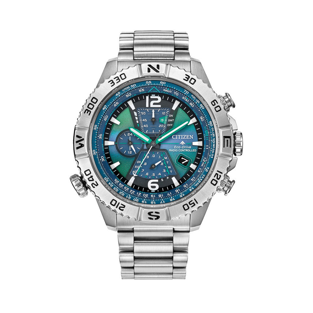 Citizen Eco-Drive Promaster Navihawk A-T Ltd Ed #AT8220-55W — Long