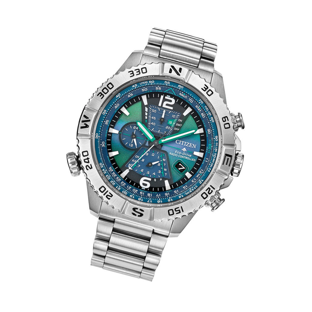 Citizen Eco-Drive Promaster Navihawk A-T Ltd Ed #AT8220-55W — Long