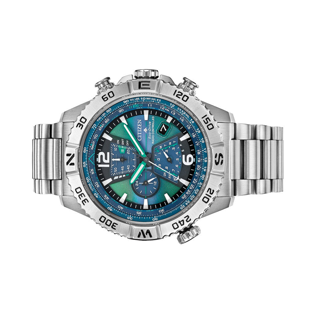 Citizen Eco-Drive Promaster Navihawk A-T Ltd Ed #AT8220-55W — Long