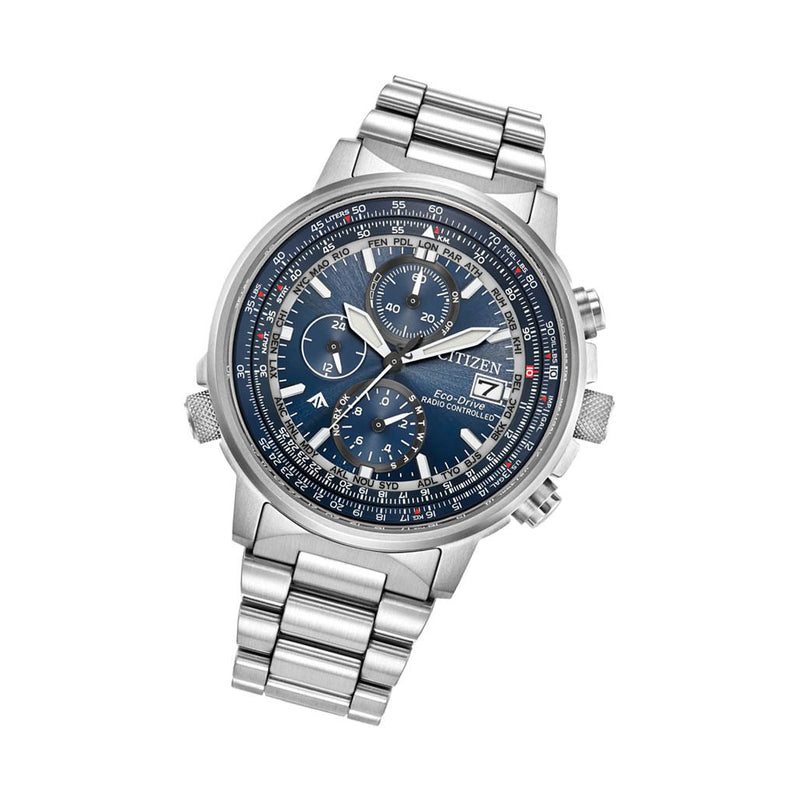 Citzen Eco-Drive Promaster Navihawk A-T Blue Dial Watch #AT8300-58L