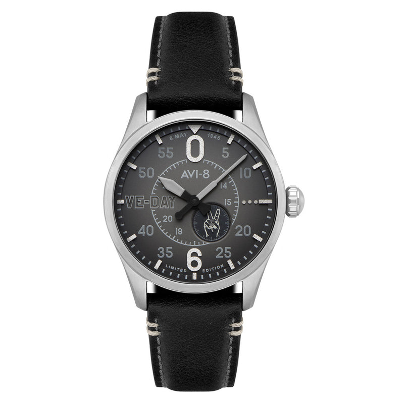 AVI-8 Spitfire Type 300 VE-Day 80th LE Valour Midnight Watch #AV-4073-01