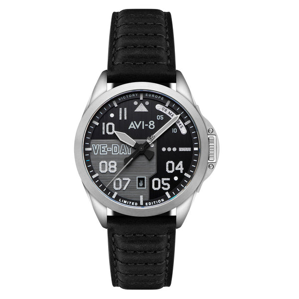 AVI-8 P-51 Mustang Patriot VE-Day 80th LE Victory Shadow Watch #AV-4082-03