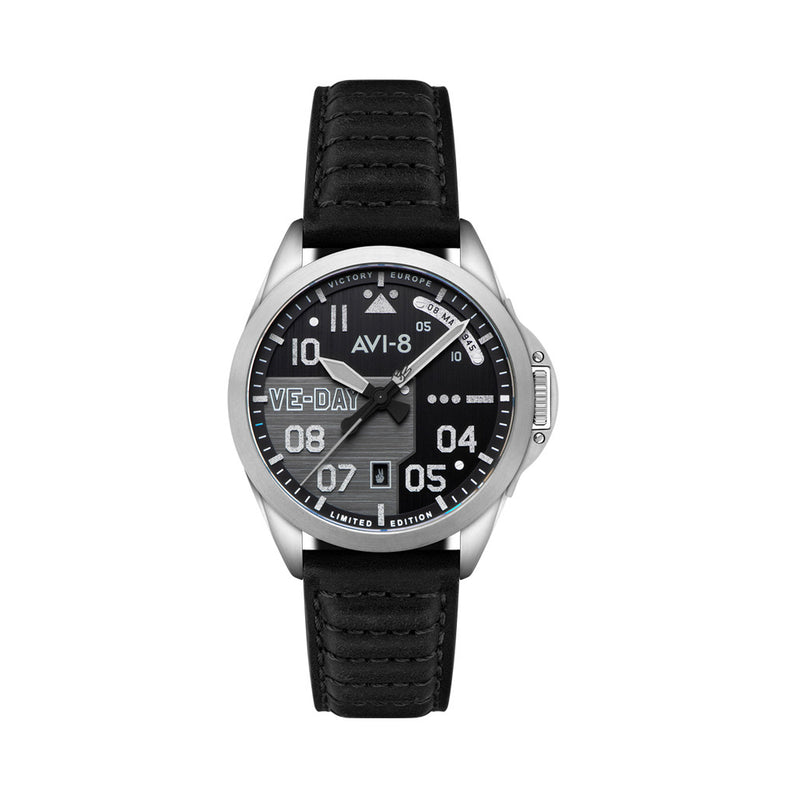 AVI-8 P-51 Mustang Patriot VE-Day 80th LE Victory Shadow Watch #AV-4082-03