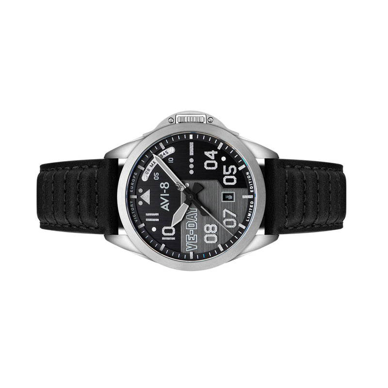 AVI-8 P-51 Mustang Patriot VE-Day 80th LE Victory Shadow Watch #AV-4082-03
