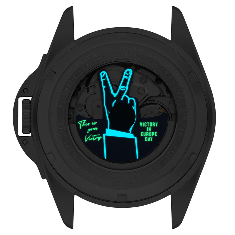 AVI-8 P-51 Mustang Patriot VE-Day 80th LE Victory Shadow Watch #AV-4082-03