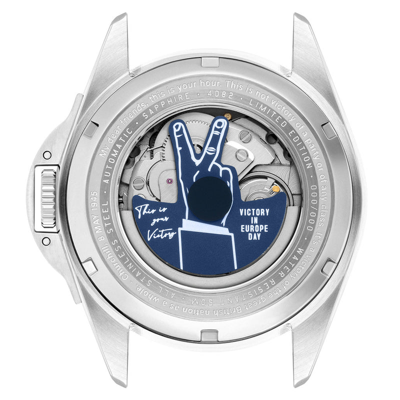 AVI-8 P-51 Mustang Patriot VE-Day 80th LE Victory Shadow Watch #AV-4082-03