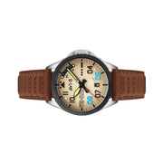 AVI-8 P-51 Mustang Patriot VE-Day 80th LE Victory Cream Watch #AV-4082-04