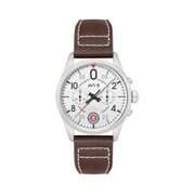AVI-8 Spitfire Lock Chronograph with Aircraft White Dial #AV-4089-05