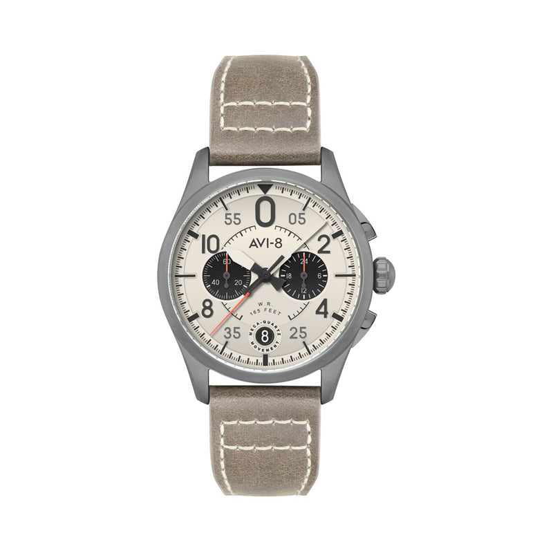 AVI-8 Spitfire Lock Chronograph with Ghost Grey Dial #AV-4089-06