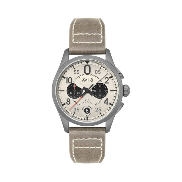 AVI-8 Spitfire Lock Chronograph with Ghost Grey Dial #AV-4089-06
