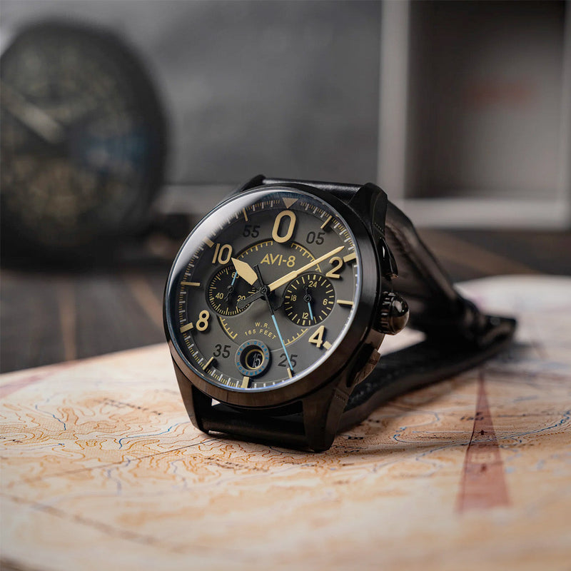 Copy of AVI-8 Spitfire Lock Chronograph Heavy Grey #AV-4089-08