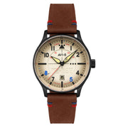 AVI-8 Hawker Hurricane VE-Day 80th LE Vanguard Beige Watch #AV-4094-06
