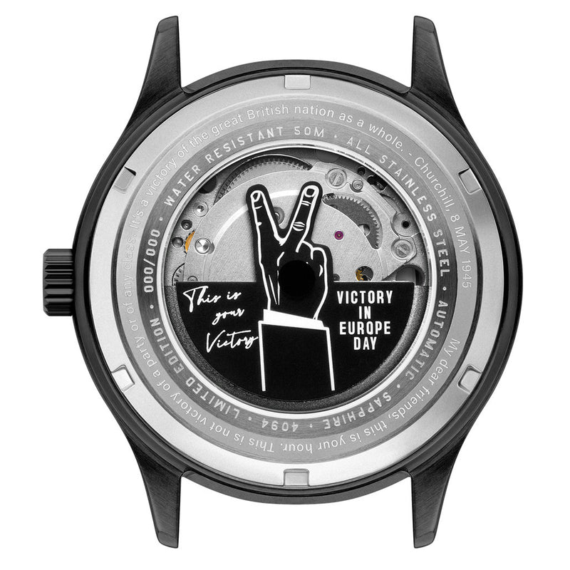 AVI-8 Hawker Hurricane VE-Day 80th LE Vanguard Beige Watch #AV-4094-06