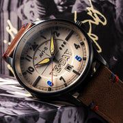 AVI-8 Hawker Hurricane VE-Day 80th LE Vanguard Beige Watch #AV-4094-06